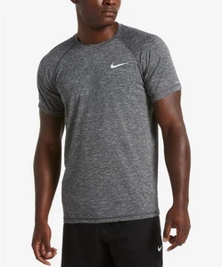 NEW NIKE Swim Men's Logo Dri-FIT Hydroguard Moisture-Wicking Heather T-Shirt 3XL - Picture 1 of 5