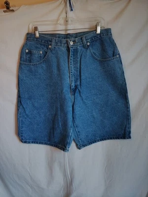 Pantalones cortos de jean para mujer Jordache vintage azules talla 16 Foto 1 de 3