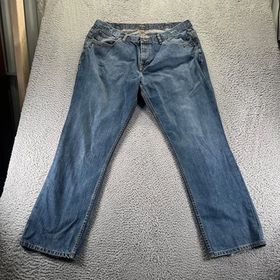 Sean John Jeans Mens 40x34 Blue Dark Wash Cotton Slim Relaxed Fit Denim - Image 1 of 4