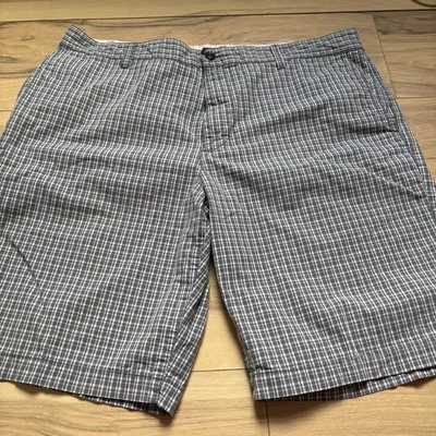 Pantalones Cortos Chinos Dockers Calce Relajado a Cuadros Para Hombre 38 Gris Blanco 100% Algodón Golf Foto 1 de 4