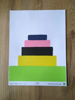 Martin Creed Work No. Ouro olímpico 1273 Londres 2012 edição limitada impressão 0932/2012 - Imagem 1 de 3