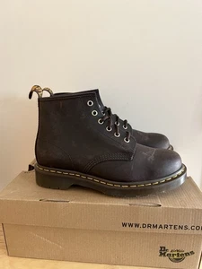 Dr. Martens Crazy Horse Dark Brown Leather Boots (Size 6.5 UK) - Picture 1 of 9