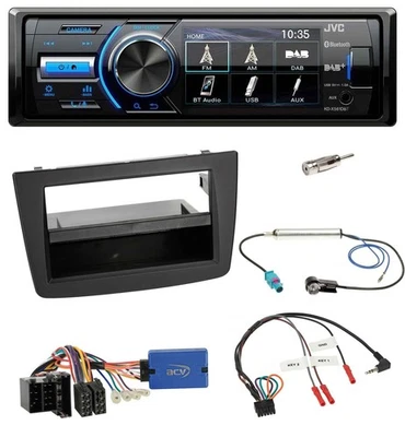 JVC Bluetooth Lenkrad USB DAB Autoradio für Alfa Romeo Mito 13-18 955 ISO schwar - Bild 1 von 4