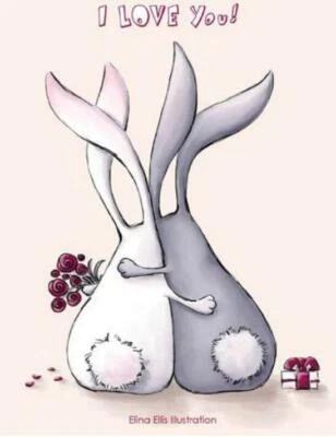 Rabbit Metal Cutting Dies Scrapbooking Cutting Die Animal Stencil Craft  - Image 1 of 2