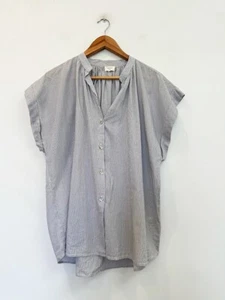 Designer Mahsa Size XS Oversize Striped Cotton Chic Women's Shirt - Bild 1 von 6