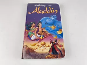 ALADDIN (VHS, 1993) Black Diamond Walt Disney Classic Movie # 1662 - Imagen 1 de 3