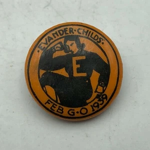 1939 Evander Childs Pinback Bronx NY Badge Button Pin Vintage High School - Picture 1 of 12