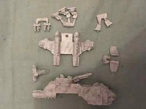1997 Epic Imperial Space Marine Thunderhawk Gunship OOP 40K Warhammer Rare Metal - Bild 1 von 2