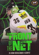 2017-18 Finnish Cardset In Front of The Net #8 Veini Vehvilainen