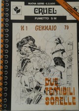 'CRUEL due temibili sorelle' S/M - Eric Stanton n1° gennaio '79