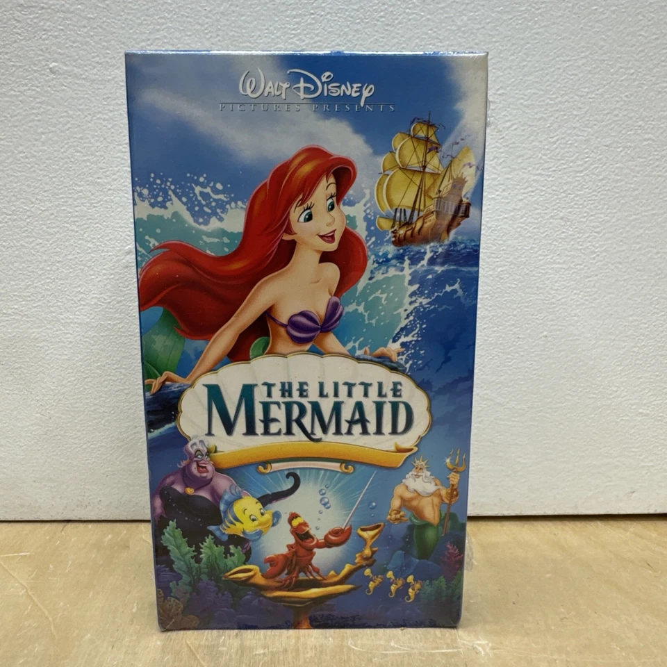 The Little Mermaid (VHS, 2007) Disney's Movie Club Slipcover RARE Late Release  - Image 1 of 4