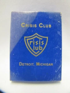 Detroit Crisis Club Vintage Playing Cards in Box Detroit Crisis Club 1960s - Picture 1 of 8