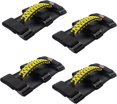 4pcs Roll Bar Grab Grip Handles Kit For Jeep Wrangler JK JKU  TJ JT JL 1955-25  Foto 1 de 4
