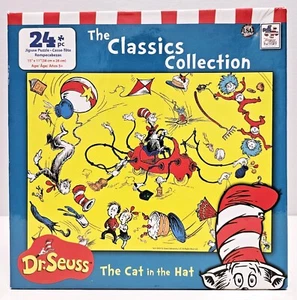 Dr. Seuss The Cat In The Hat 24 Piece 15"x11" Jig Puzzle- New & Sealed - Picture 1 of 3