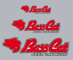 BassCat Boats / Vinyl Vehicle Watercraft Fishing Graphic Decal Window Sticker - Bild 1 von 4