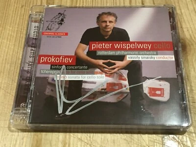 Signed by PETER WISPELWEY Prokofiev Tcherepnin CHANNEL CLASSICS SACD Signiert - Bild 1 von 2