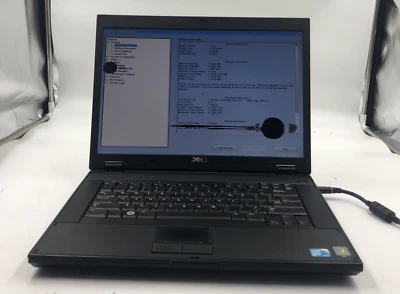 Laptop Dell Latitude E5500 Core 2 Duo P8600 2,4 GHz 2 GB SIN HDD/OS Pantalla agrietada Foto 1 de 4