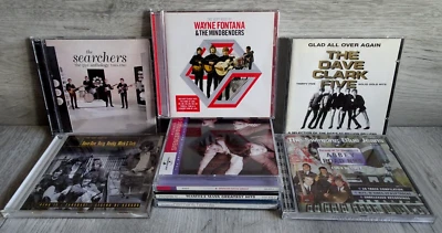 60's Band CD Lot The Swinging Blue Jeans  Wayne Fontana The Searchers Dave Clark - Image 1 of 4