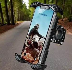 360° Bicicleta Motor Bicicleta Impermeable Teléfono Estuche Soporte de Montaje para Todos los Teléfonos Móviles - Imagen 1 de 7