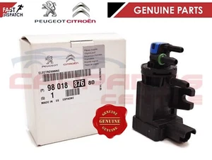 VÁLVULA SOLENOIDE TURBO DE PRESIÓN GENUINA CITROEN FORD PEUGEOT 1.6 2.0 9801887680 - Imagen 1 de 1
