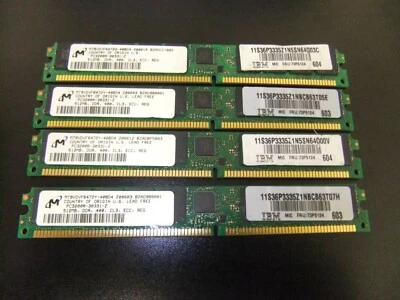 IBM 73P3233 1 GB (2X512MB) PC3200 ECC DIMM 38L5220 ESERVER 326 73P3236 73P5124 - Image 1 of 3