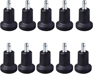 10Pcs Chair Glides to Replace Casters, 6Cm Height Office Chairs Stationery Offic - Picture 1 of 3
