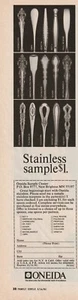 Oneida stainless flatware Paper printed ad  Family Circle magazine March of 1982 - Picture 1 of 4