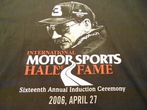Dale Earnhardt Sr Chase Authentics 2006 Motorsports Hall of Fame T-Shirt EUC - Picture 1 of 6