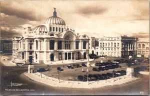 PALACIO DE BELLAS ARTES Mexico RPPC c1930 Opera House Postcard - Picture 1 of 2