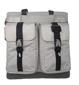 Nuevo Bolso de Enlace TUMI Alpha Bravo * Nylon Gris Claro con Borde Negro * 232765GRY - Imagen 1 de 11