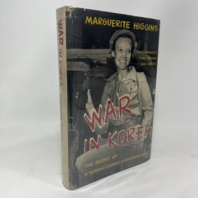 WAR IN KOREA Marguerite Higgins DOUBLEDAY, 1951 Edition VG IN A JACKET - Image 1 of 4