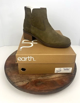 Botas femininas Oslo verde escuro marca Terra tamanho 7 super confortáveis novas com etiquetas - Imagem 1 de 4