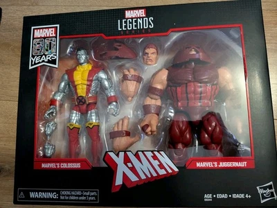 MARVEL LEGENDS Colossus & Juggernaut 2 Pack 80th Anniversary 6” Action Figures  - Image 1 of 3