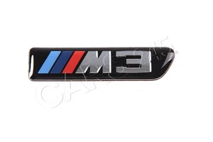 Genuine BMW Wing Fender Grille M3 Emblem Badge Logo Right OEM 51138042228 - Picture 1 of 3