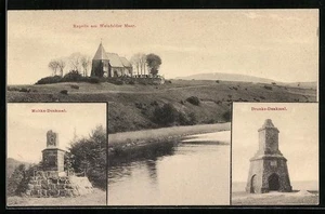 Weinfelder Maar, Kapelle, Moltke-Denkmal, Dronke-Denkmal, Ansichtskarte  - Picture 1 of 2