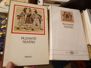 Ruzante teatro a cura di Ludovico Zorzi  Einaudi cofanetto I millenni 1967 - Picture 1 of 7