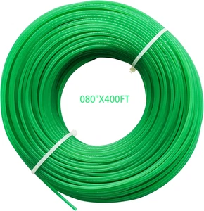 Green,1 Lbs Coil of .080" X 400Ft round String Trimmer Line - Picture 1 of 12