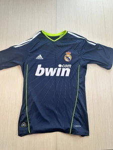 Adidas Climacool Real Madrid 2010-11 Away Football Shirt Men's Small Blue V-Neck - Picture 1 of 7