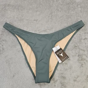 Cotton On Refined High Side Brazilian Bikini Swim Bottom Womens Size L Green - Picture 1 of 6