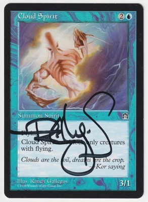 Signed Cloud Spirit Proof LP Stronghold Artist Randy Gallegos 1998 MTG Magic AP! - Image 1 of 2