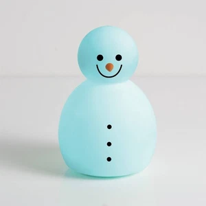 West & Arrow Snowman RGB LED Squishy Mood Light Color Changing 6.5" - Picture 1 of 1