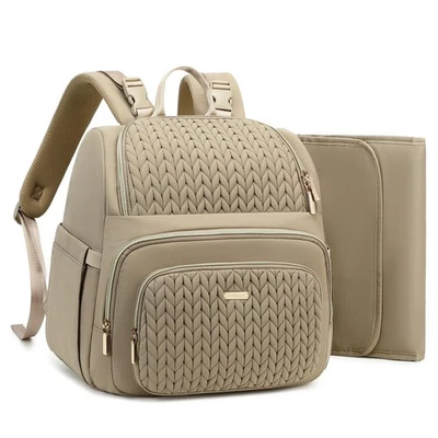 Mochila Bolsa Pañales - Ligera y Elegante, Esencial de Viaje para Niños, Niñas y Bebés... Foto 1 de 4