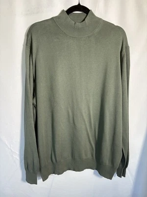 Paul Frederick Sweater Size XL Pullover Long Sleeve olive Green Pullover - Image 1 of 4