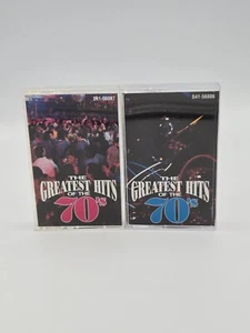 The Greatest Hits of the 70s 1993 CEMA Cassette Tapes s41 56806 & s41 56807 - Picture 1 of 9
