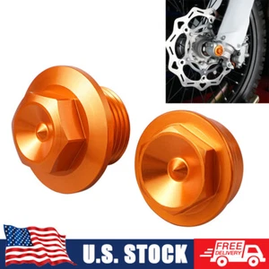 CNC Front Axle Nut Bolts Screws For KTM 250 350 450 500 SXF XCF EXC F 2016-2023 - Picture 1 of 8