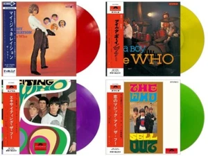 THE WHO / 4 Titles COLOR Vinyl Japanese Edition set My Generation, I’m A Boy etc - Picture 1 of 6