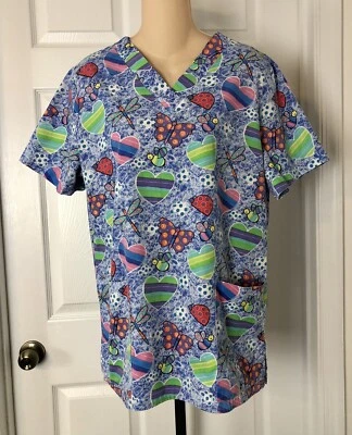 Blusa esfoliante cruz branca feminina pequena azul borboleta libélula abelha design coração - Imagem 1 de 4