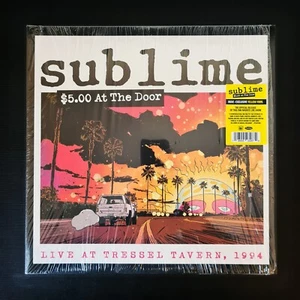 SUBLIME - $5 AT THE DOOR Limited Edition YELLOW 2x Vinyl LP Reggae Ska US Import - Picture 1 of 6