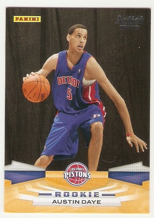 AUSTIN DAYE ROOKIE SERIAL /199 2009-10 PANINI ARTIST PROOF 365 PISTONS GONZAGA - Image 1 of 1
