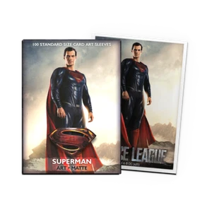 Dragon Shield: Justice League - Superman Art Sleeves (100ct.) | NEW - Picture 1 of 1